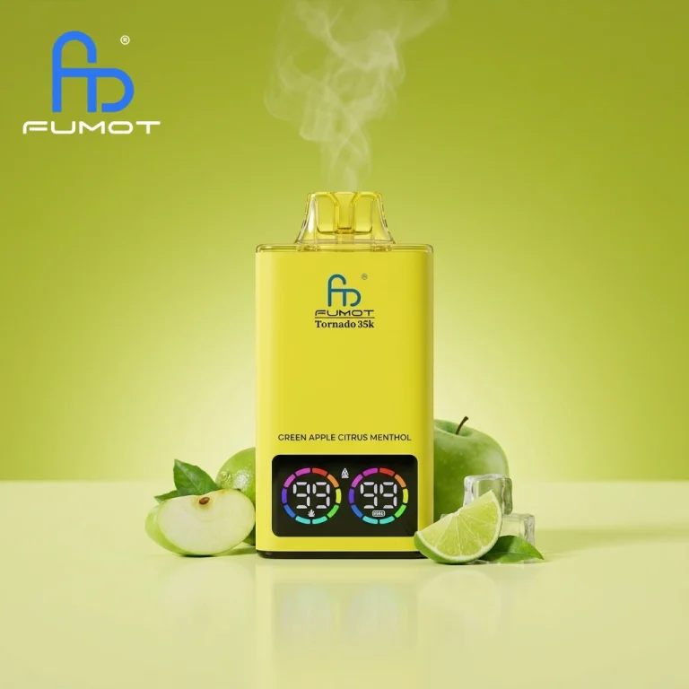 Fumot Tornado 35000 - Green Apple Citrus Menthol