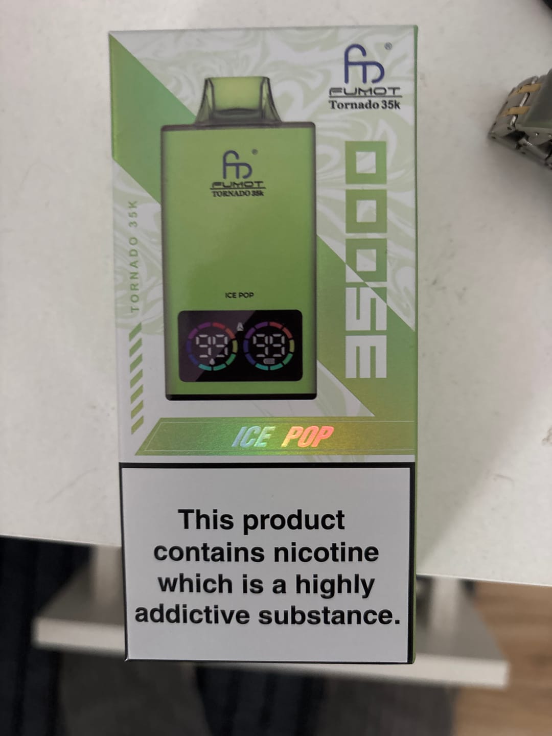 Fumot Tornado 35000 - Ice Pop photo review