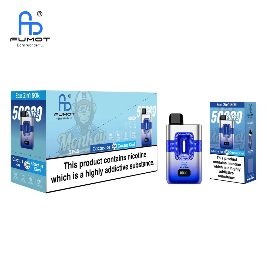 Fumot ECO 2in1 50K - Cactus Ice & Cactus Kiwi packaging Fumot ECO 2in1 50K - Cactus Ice & Cactus Kiwi packaging