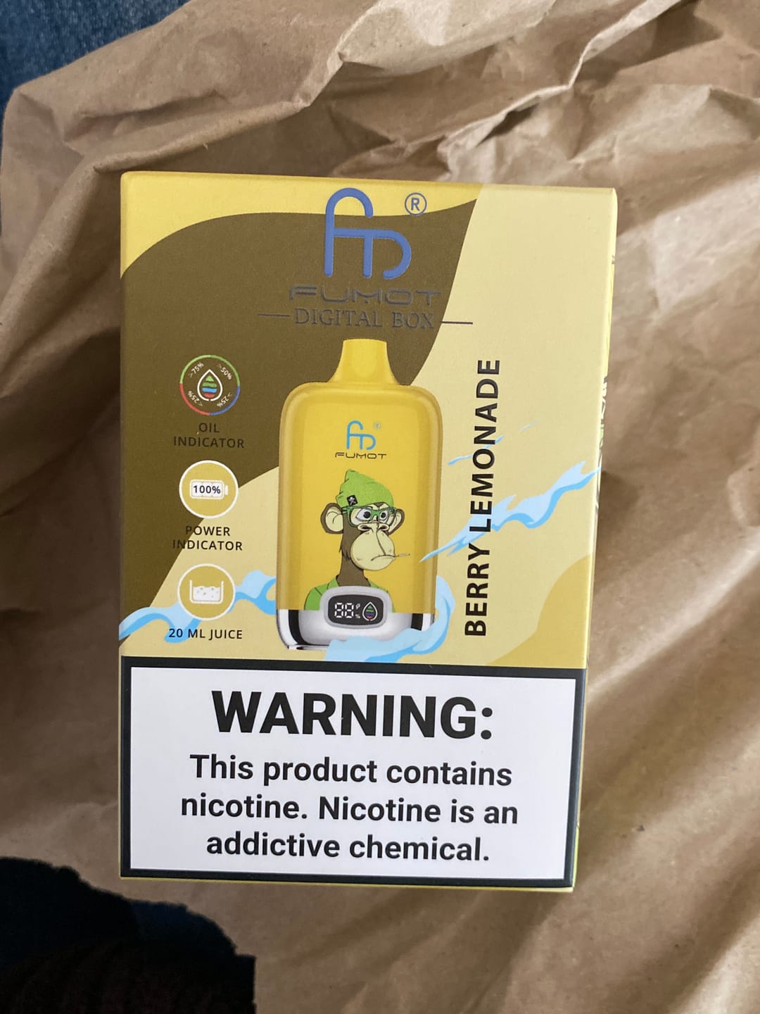 Fumot Digital Box 12000 - Berry Lemonade photo review