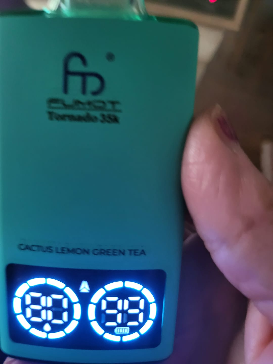 Fumot Tornado 35000 - Cactus Lemon Green Tea photo review