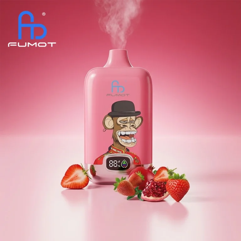 Fumot Digital Box 12000 - Strawberry Pomp