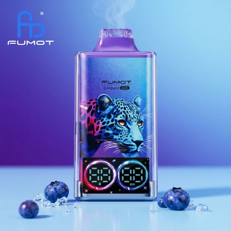 Fumot Leopard 40000 - Blueberry on Ice