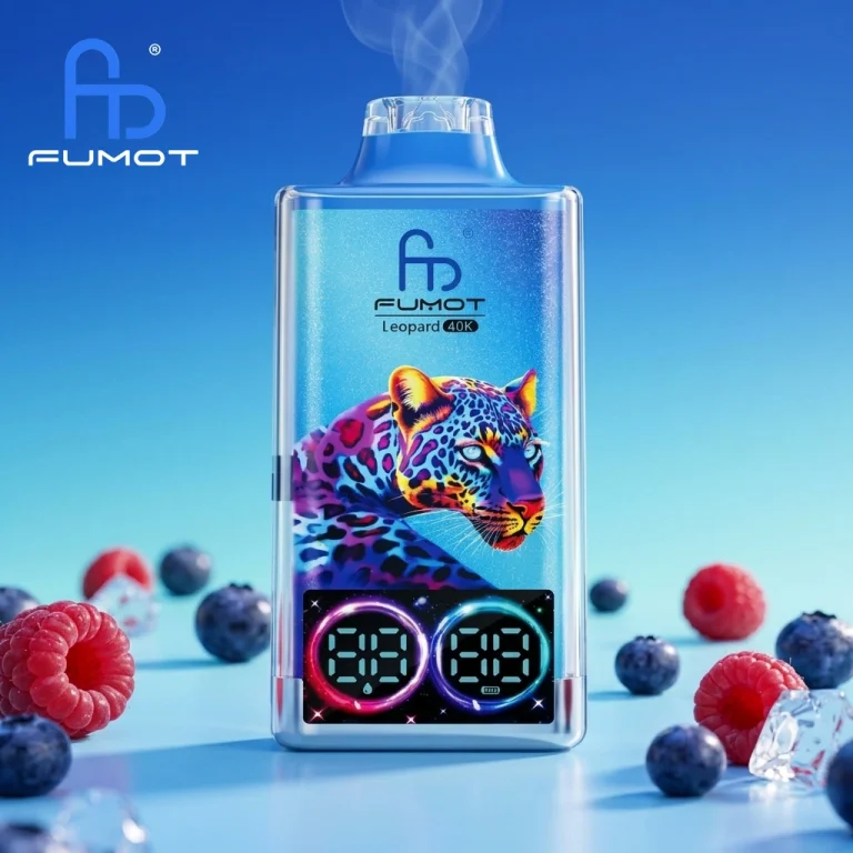 Fumot Leopard 40000 - Blueberry Raspberry