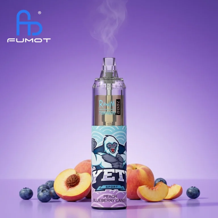 Fumot Tornado 7000 - Peach Blueberry Candy