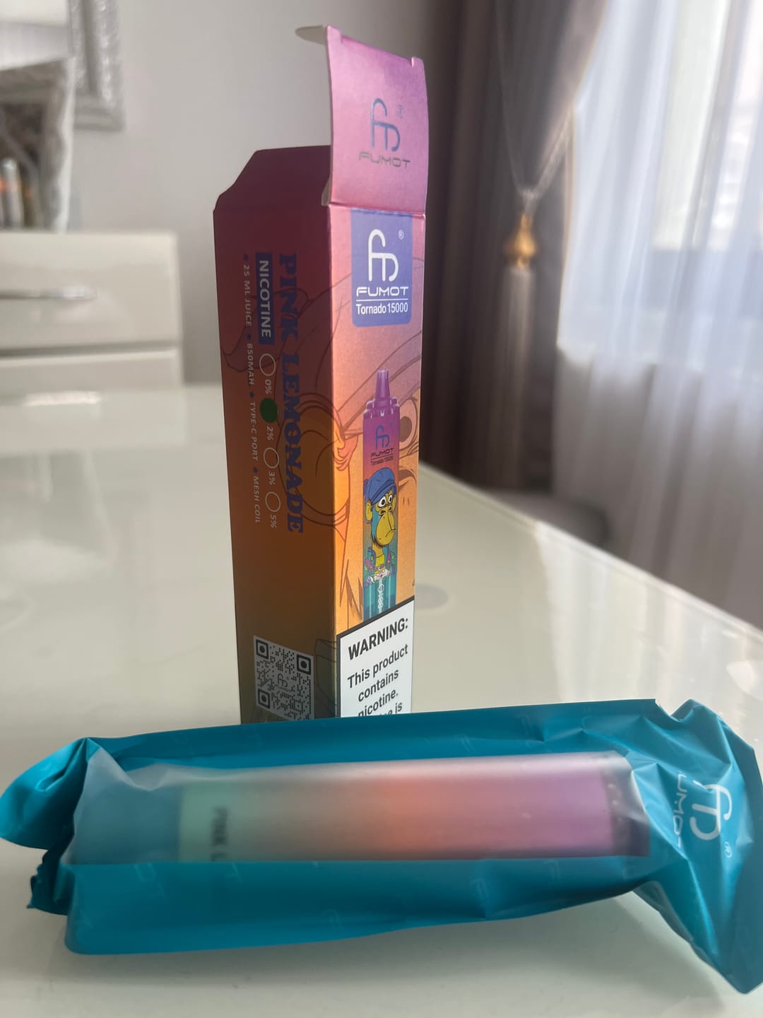 Fumot Tornado 15000 - Pink Lemonade photo review