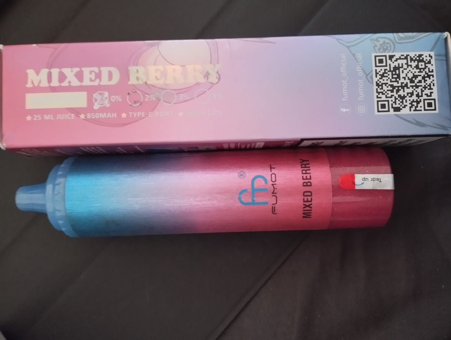Fumot Tornado 15000 - Mixed Berry photo review