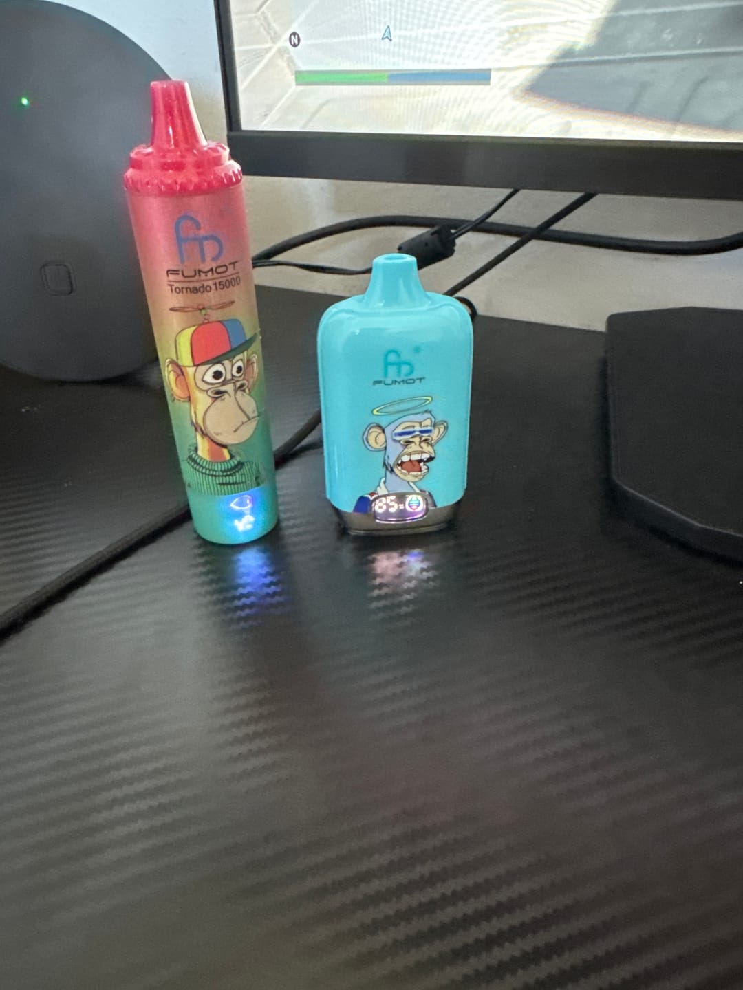 Fumot Digital Box 12000 - Blue Razz Gummy Bear photo review