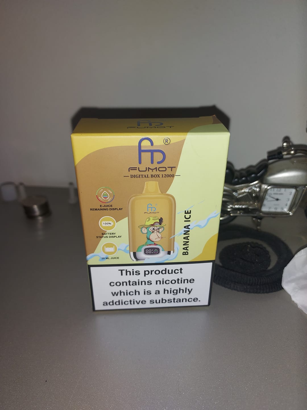 Fumot Digital Box 12000 - Banana Ice photo review