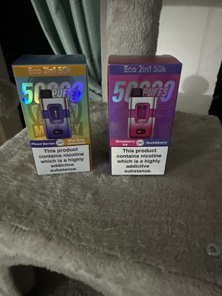 Fumot ECO 2in1 50K - Strawberry Ice & Huckleberry photo review