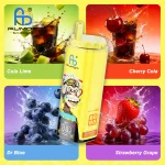 Cola Lime & Cherry Cola & Dr Blue & Strawberry Grape
