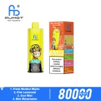 Fumot Eco 4in1 80K - Fresh Menthol Mojito & Pink Lemonade & Cool Mint & Mint Watermelon 03