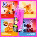 Fumot Eco 4in1 80K - Peach Berry & Lemon Peach & Passionfruit Grapefruit Orange &Blueberry Cherry Cranberry 01