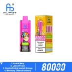 Fumot Eco 4in1 80K - Peach Berry & Lemon Peach & Passionfruit Grapefruit Orange &Blueberry Cherry Cranberry 03