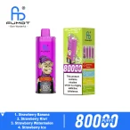 Fumot Eco 4in1 80K - Strawberry Banana & Strawberry Kiwi & Strawberry Watermelon & Strawberry Ice 03