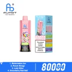 Fumot Eco 4in1 80K - Watermelon Ice & Peach Mango & Lady Killer & Strawberry Red Bull 03