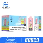 Fumot Eco 4in1 80K - Watermelon Ice & Peach Mango & Lady Killer & Strawberry Red Bull 04