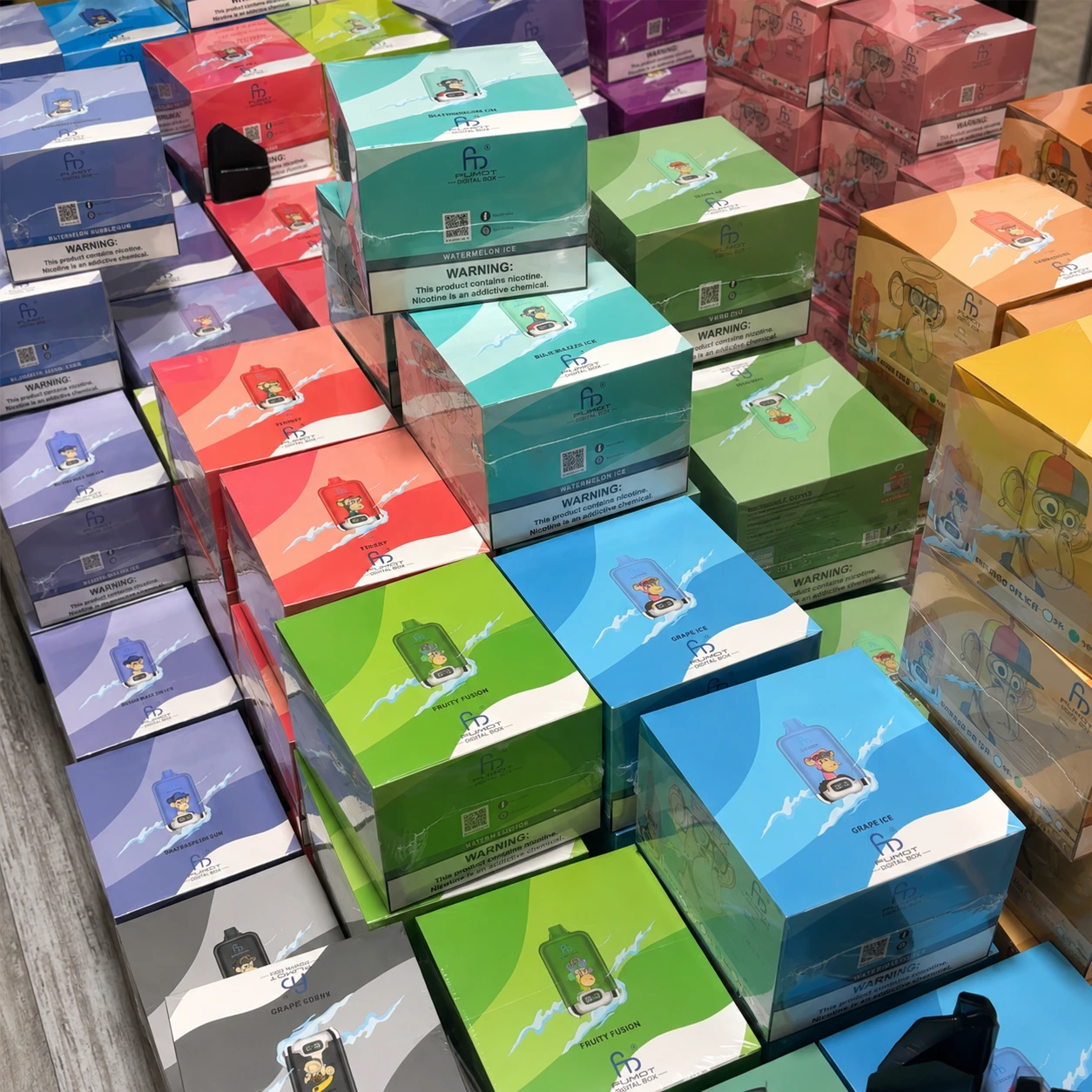 Fumot Produkte für den Großhandel