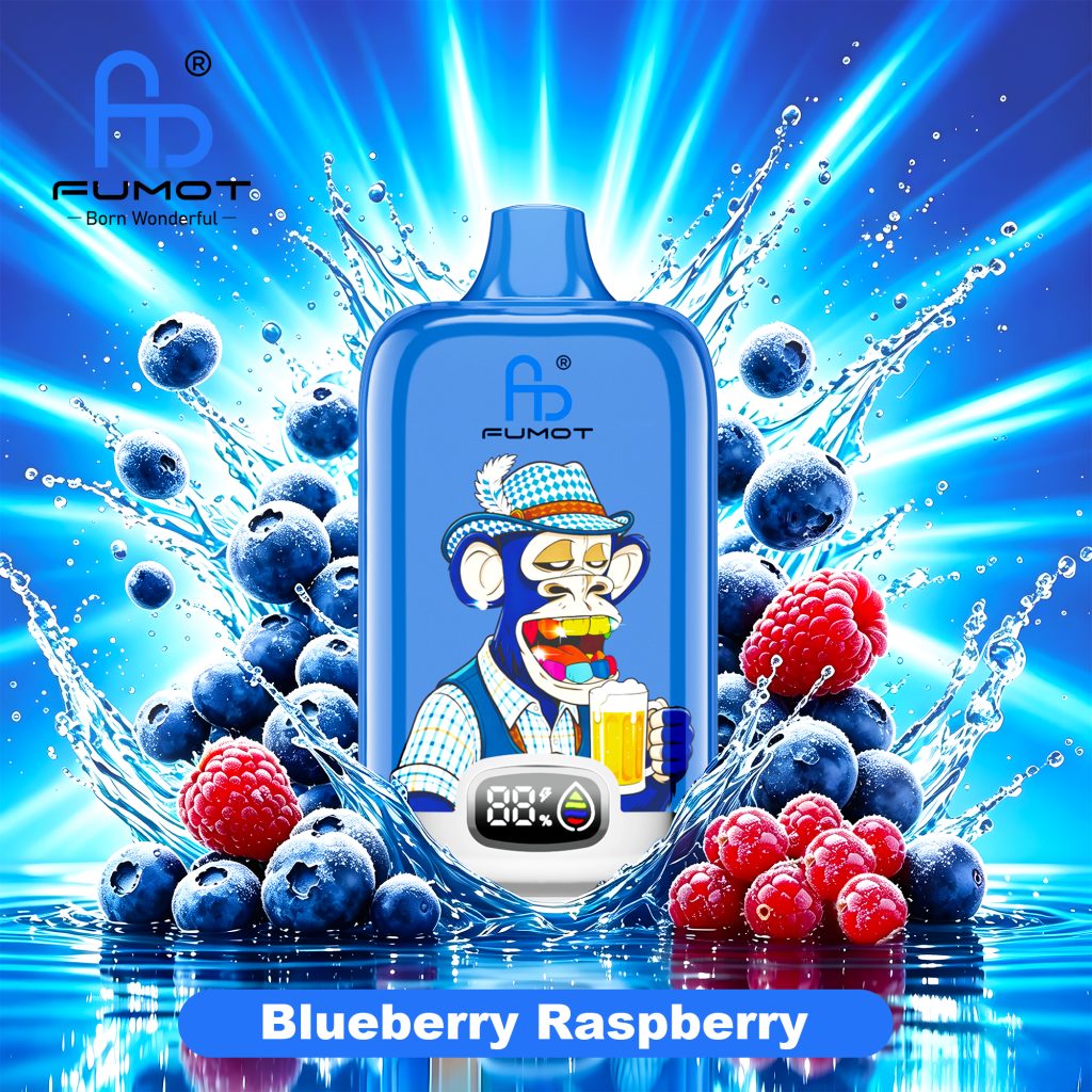 Fumot Digital Box 12000 Blueberry Raspberry new 01