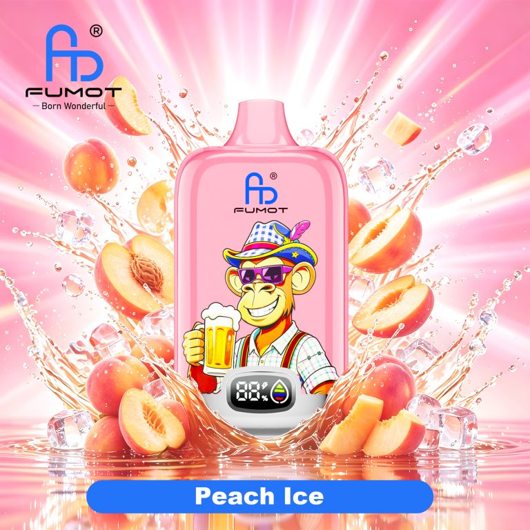 Fumot Digital Box 12000 - Peach Ice