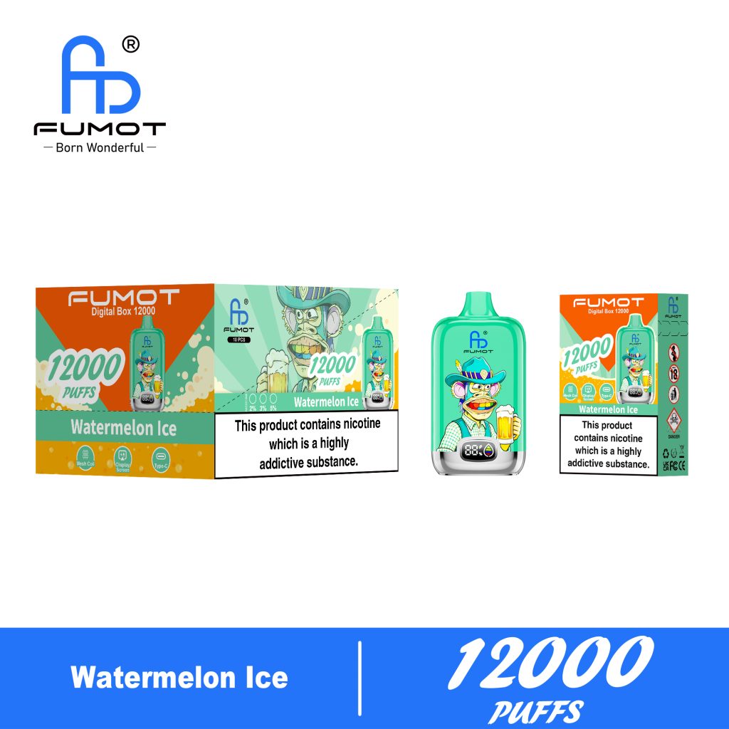 Fumot Digital Box 12000 Watermelon Ice new 03 Fumot Digital Box 12000 Watermelon Ice new 03