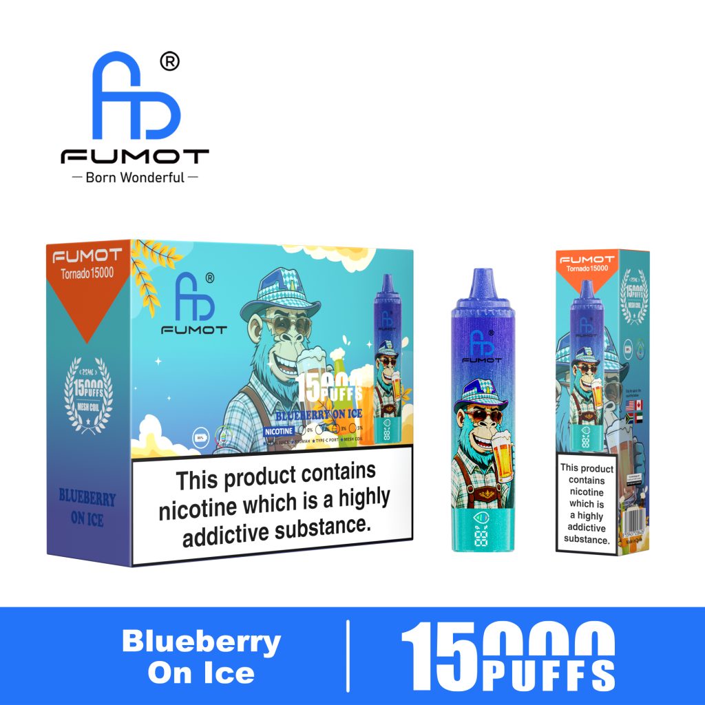 Fumot Tornado 15000 Blueberry On Ice new 03 Fumot Tornado 15000 Blueberry On Ice new 03