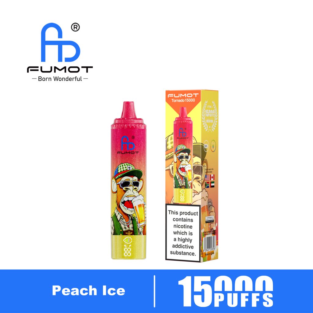 Fumot Tornado 15000 Peach Ice new 02 Fumot Tornado 15000 Peach Ice new 02